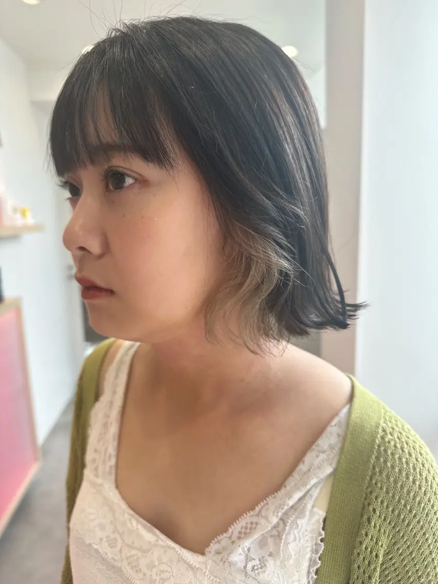 ショート カラー ヘアカラー 中山 まどかのヘアスタイル