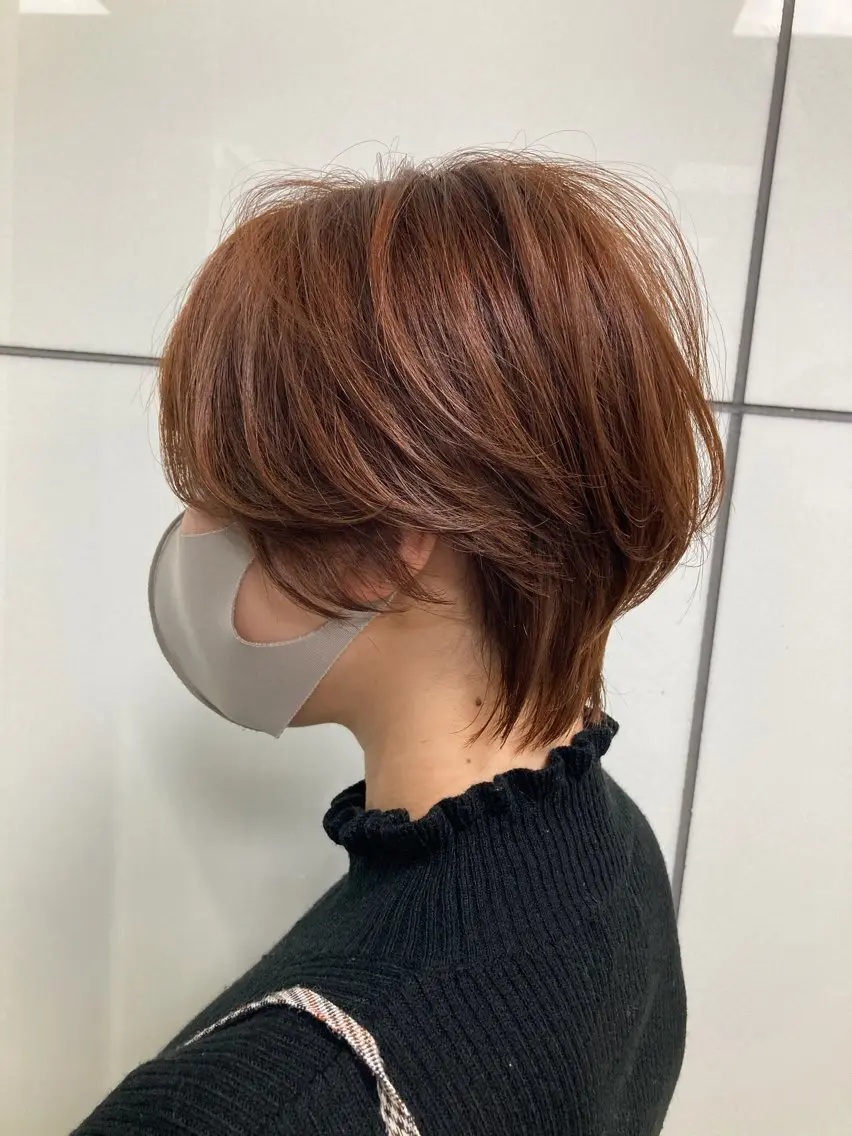 ショート 縮毛矯正🫧髪質改善 高原瑞輝のヘアスタイル
