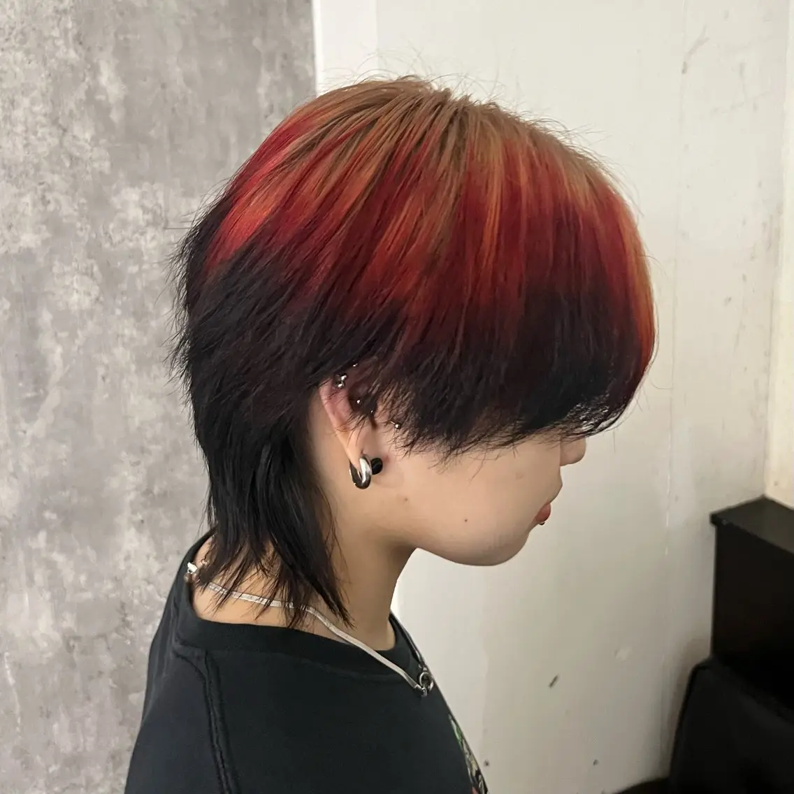 ショート カラー ヘアカラー 透明感カラー 髪質 改善 Wカラー原心愛のヘアスタイル