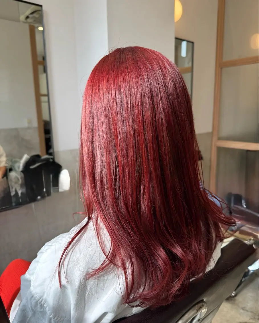 暖色カラー、トリートメント、カット🌸の写真