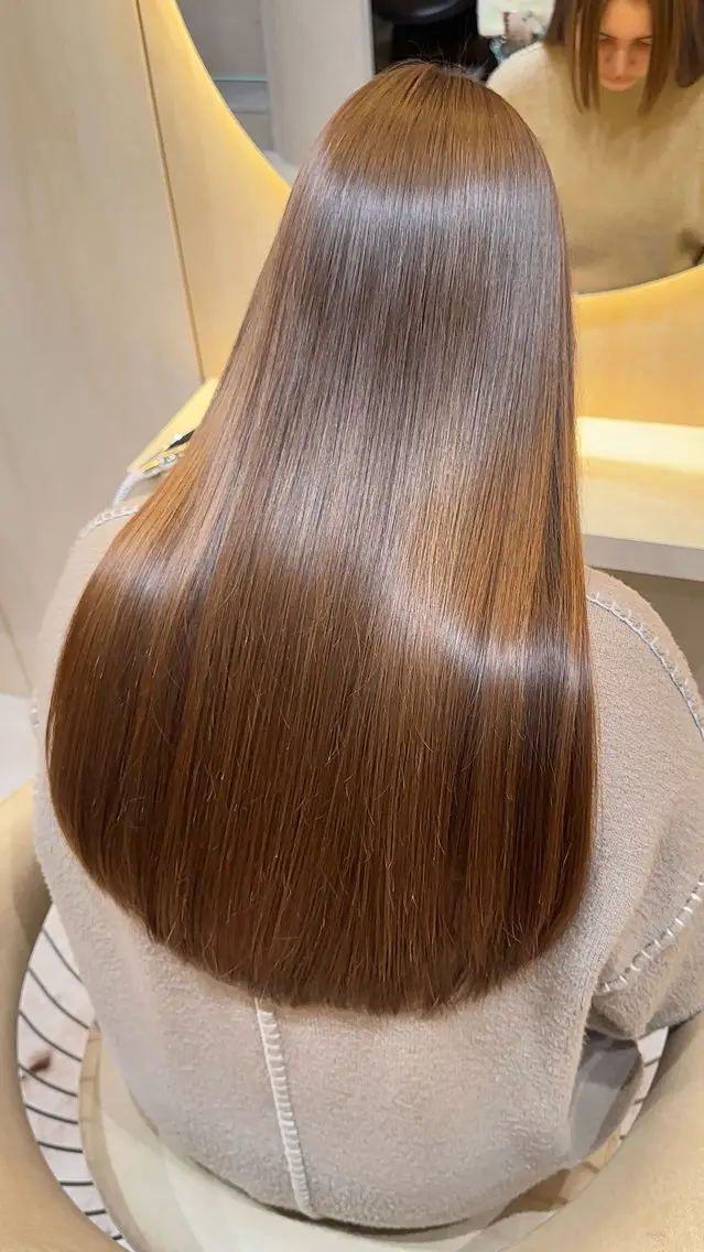 ロング カラー カット ヘアカラー 縮毛矯正 美髪縮毛矯正✨🫧 レイヤー川村利幸のヘアスタイル