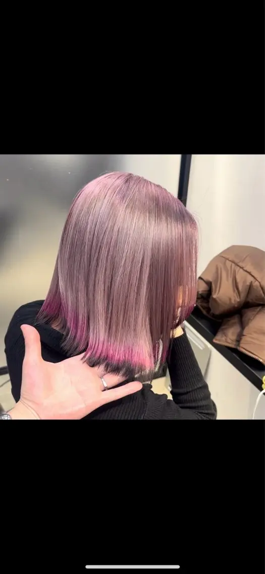 ショート カラー ヘアカラー トリートメント 及川シゲル 髪質改善講師のヘアスタイル