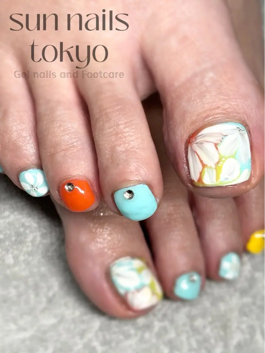 ネイル フットネイル Sun Nails Tokyo大網白里市のネイルデザイン