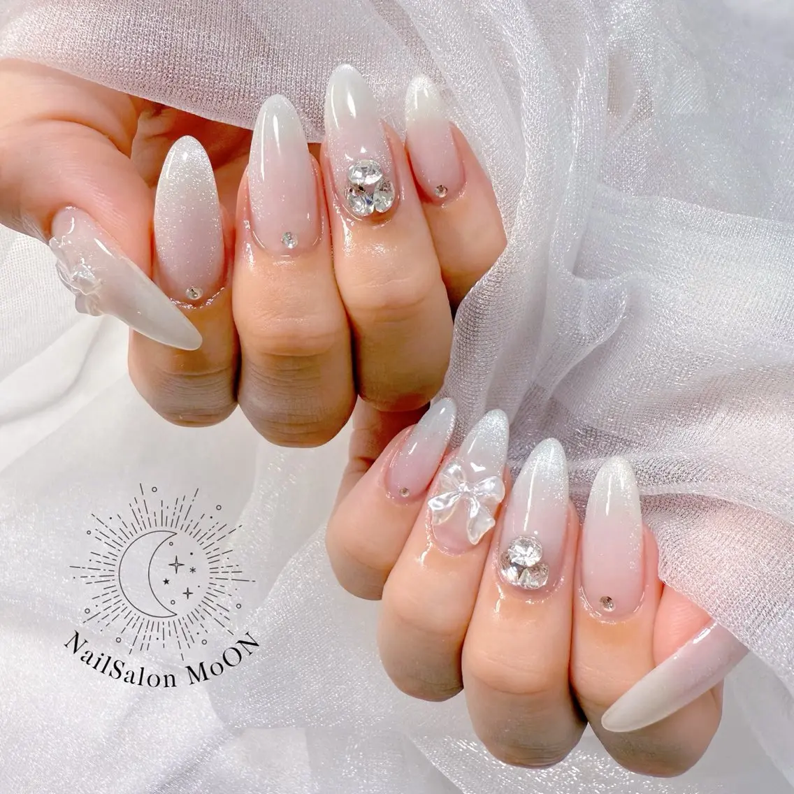 ネイル ハンドネイル ハンドケア MoON...❤︎ MeGuのネイルデザイン