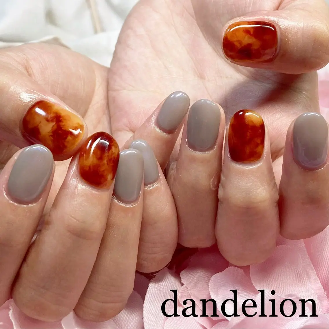 ネイル ハンドネイル ハンドケア dandelion ダンデライオンのネイルデザイン