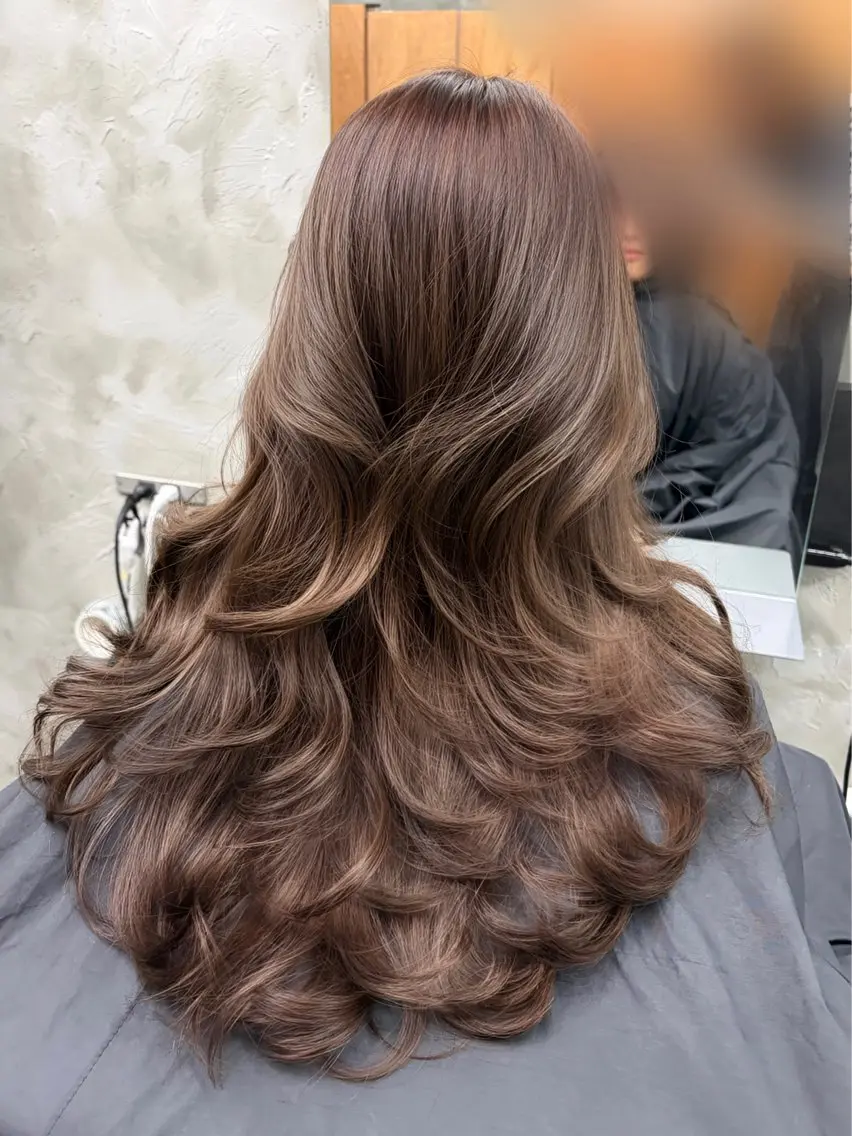 ロング 古賀/レイヤーカット /レイヤーボブのヘアスタイル