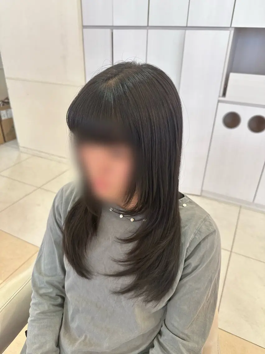 セミロング レイヤーカット 💎大石 久琉美💎のヘアスタイル