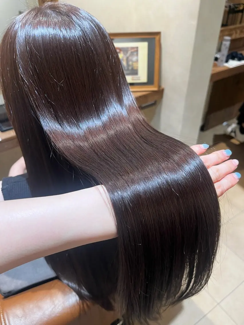 セミロング カラー end roll りんのヘアスタイル