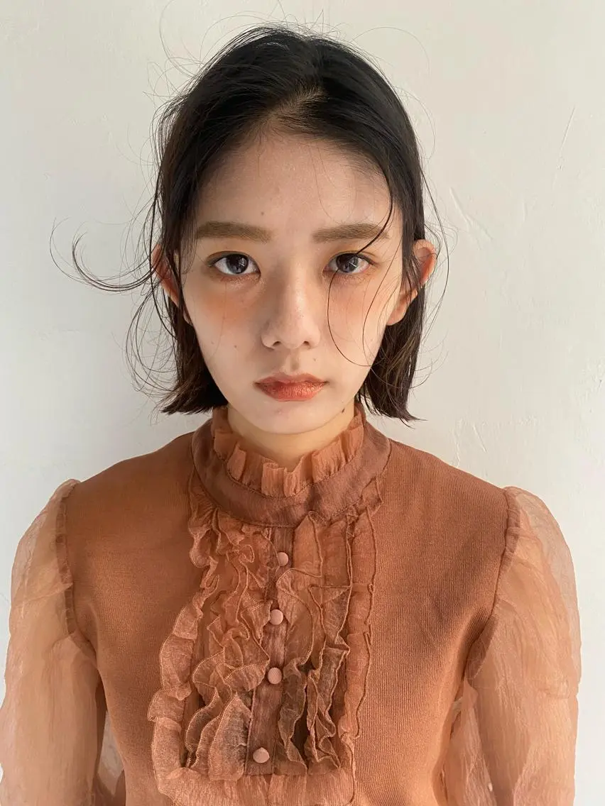 🧵顔まわりストレート＋カット🧵の写真