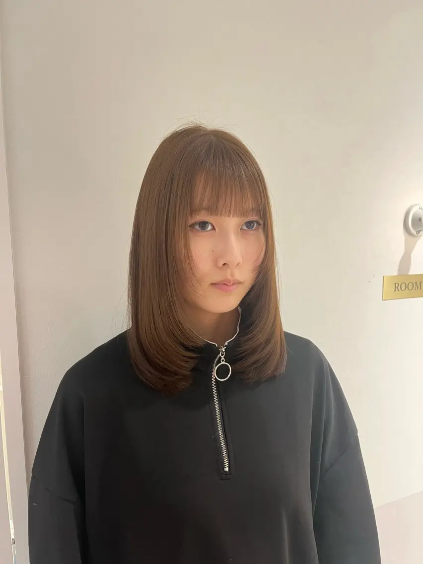 カット+ブリーチなしケアダブルカラー☀️の写真