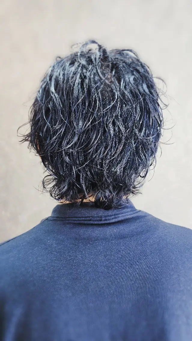 ミディアム ミディアムパーマ カット パーマ 柏 康孝のヘアスタイル