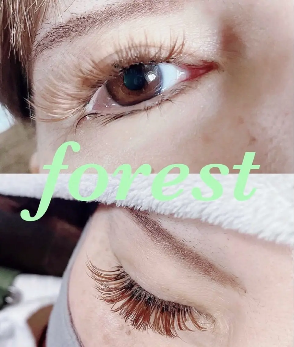 マツエク・マツパ 付け放題 カラーマツエク ボリュームラッシュ マツエクサロン forestのマツエク・マツパデザイン