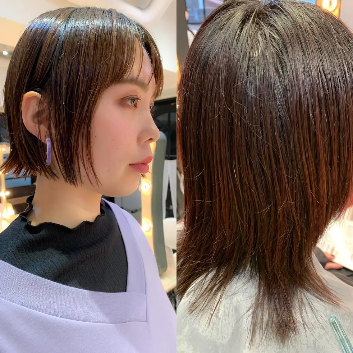 ミディアム カラー パーマ ヘアアレンジ メンズ キッズ ネイル マツエク・マツパ アイブロウ 眉カラー カット ヘアカラー ヘッドスパ hiro【沿線で叶う 似合わせhair】のヘアスタイル