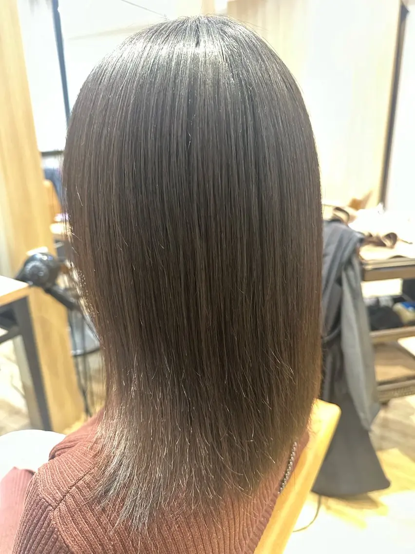 ミディアム パーマ 縮毛矯正 ✨✂️Nori ✂️✨のヘアスタイル
