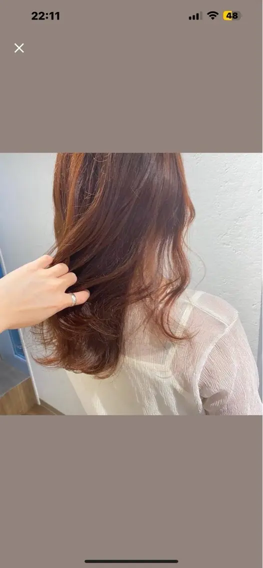 「イメチェン♡」カット➕カラーの写真