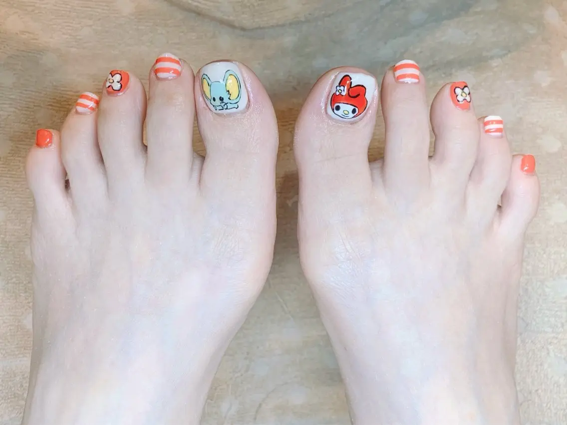ネイル 持ち込み フットネイル NAIL__ KOKOのネイルデザイン