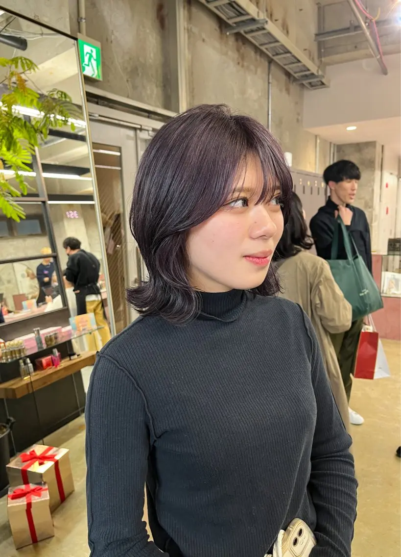 ミディアム カット ヘアカラー 中江 友哉のヘアスタイル