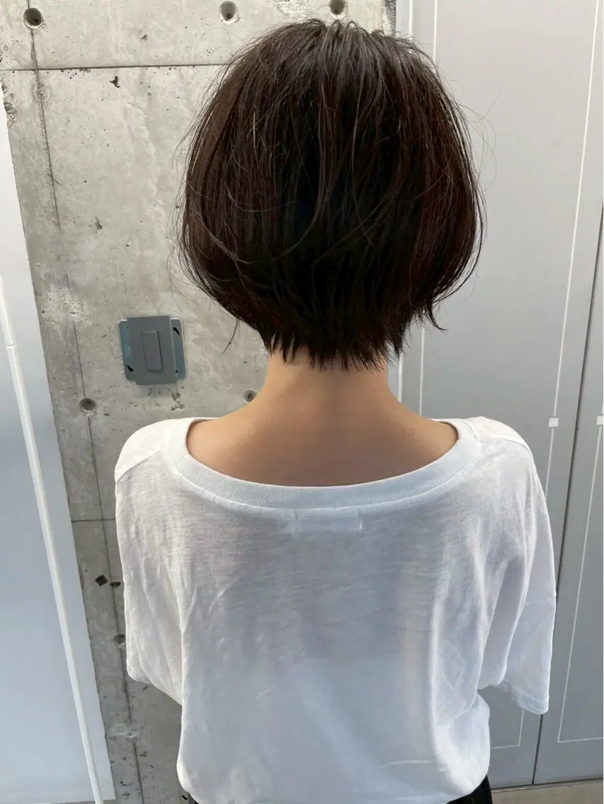 ショート ショートボブ ボブ ショートヘア HAKU 津久野のヘアスタイル