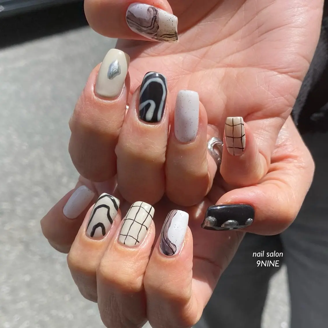 ネイル ハンドネイル nail salon 9NINEのネイルデザイン