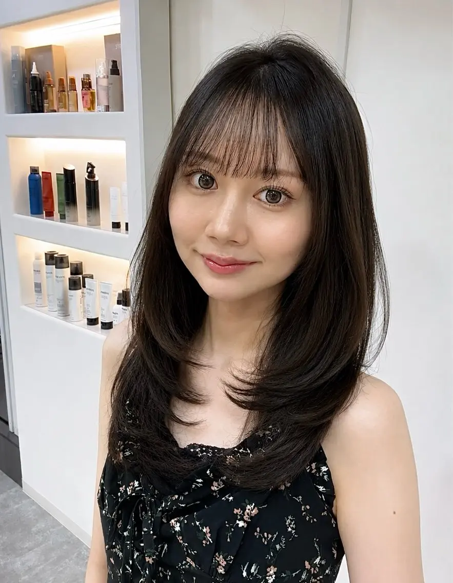 セミロング Maezawa Ryuのヘアスタイル