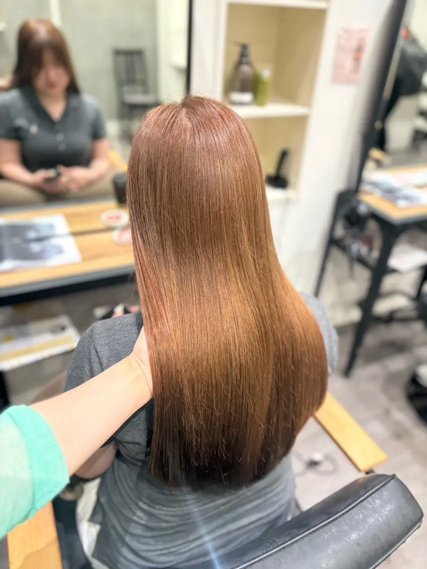 ロング カラー nijika/ 艶カラー🫧のヘアスタイル