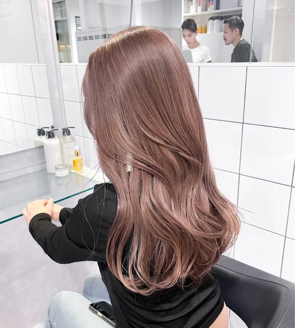 カラー ヘアカラー トリートメント 🩶透明感ダブル カラー🩶 maoのヘアスタイル