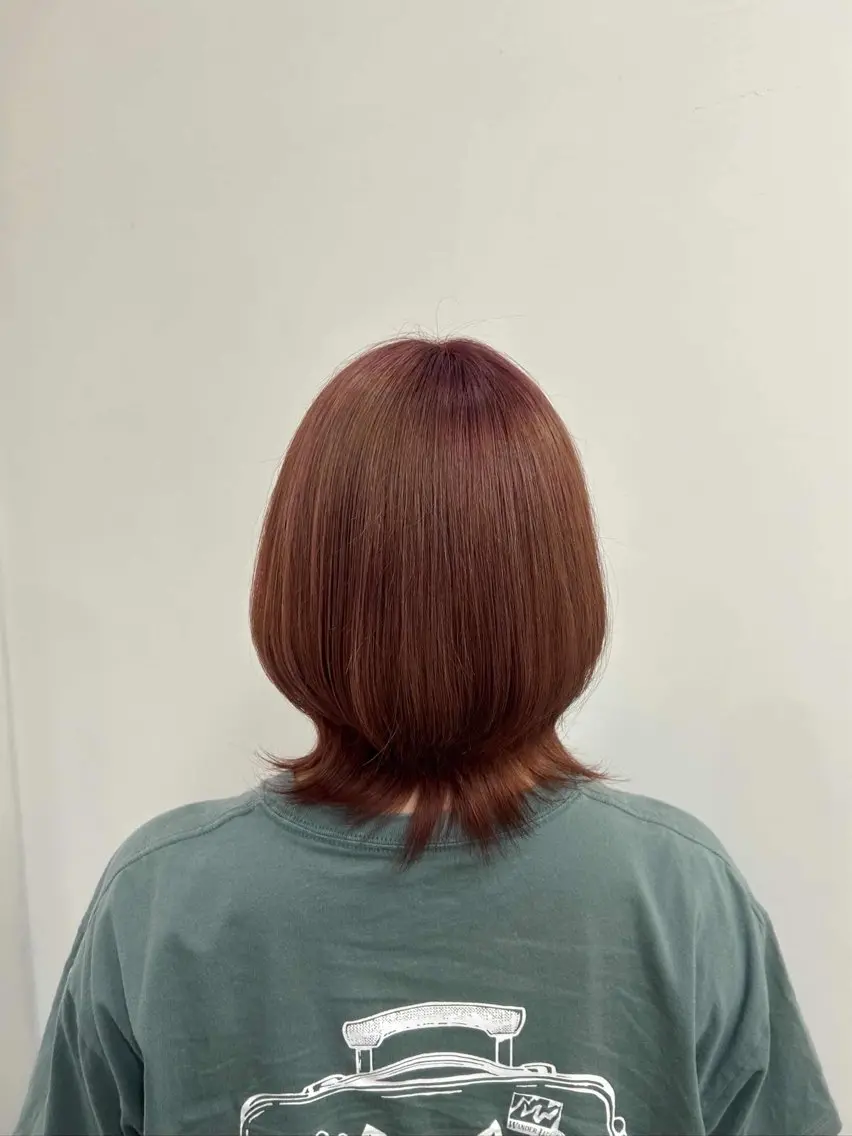 カラー ルプラボウ/ ふくい きなりのヘアスタイル
