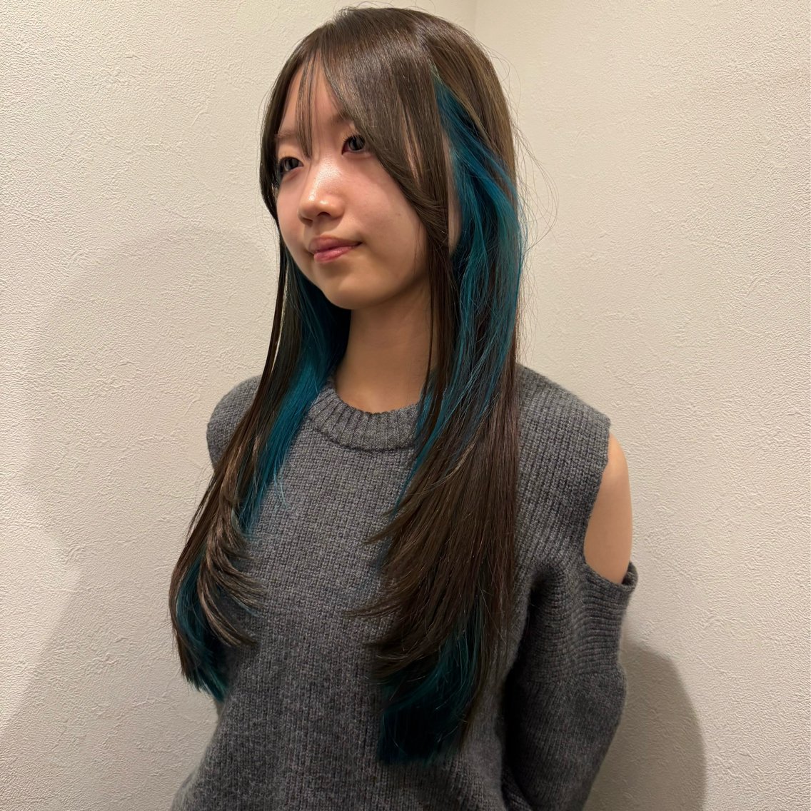 ロング ヘアカラー ハッシュカット🎀 MIYU💖のヘアスタイル