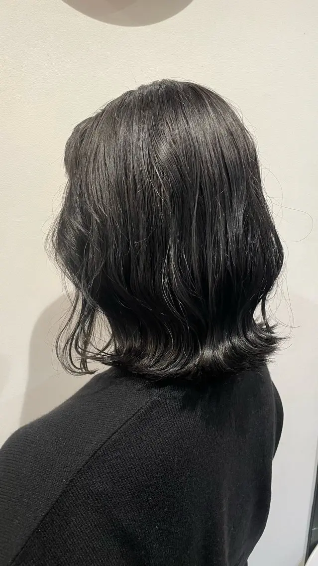 ミディアム ヘアカラー 🎀ハイトーン/ 艶カラー/夕月🎀のヘアスタイル