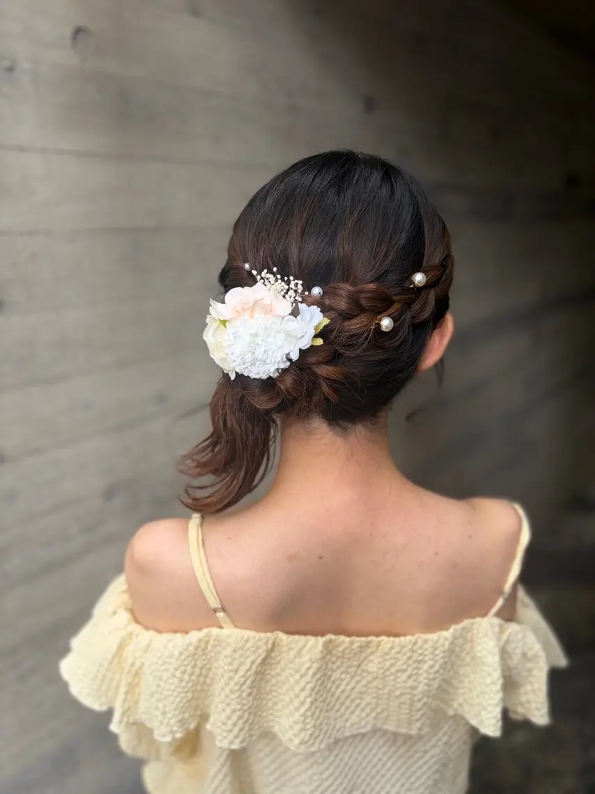 ヘアアレンジ ヘアセット 🔅EARTH 出口 すみれ🔅のヘアスタイル