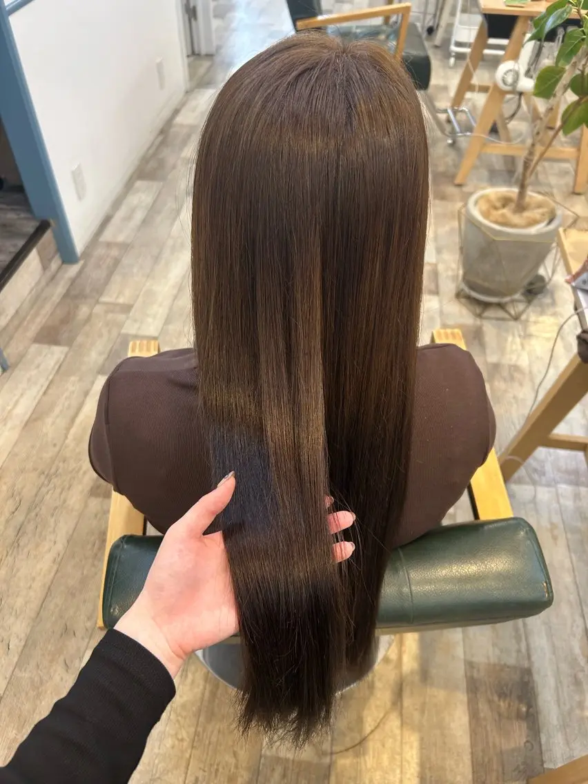 カラー 透明感カラー カット ヘアカラー 青木 優雅のヘアスタイル