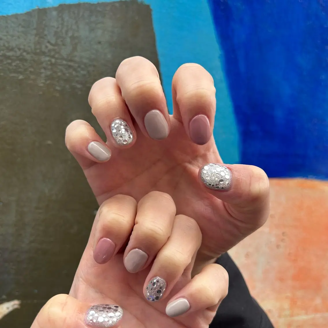 ネイル フラッシュネイル フラッシュマグ ホログラムネイル NANAE ⭐️Luana✨のネイルデザイン