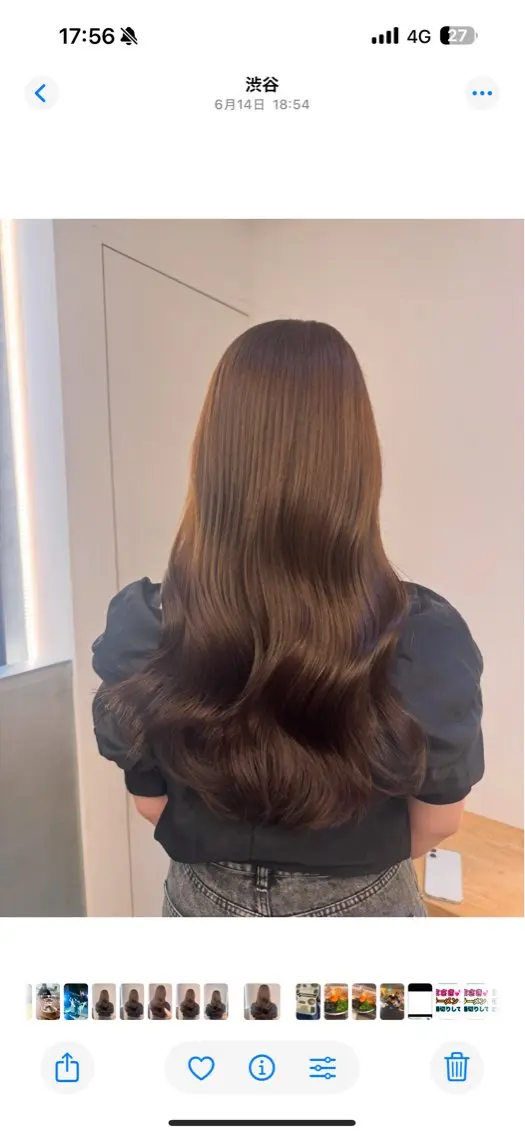 セミロング カット ヘアカラー トリートメント ♡可愛い艶髪特化♡ 艶髪先生のヘアスタイル