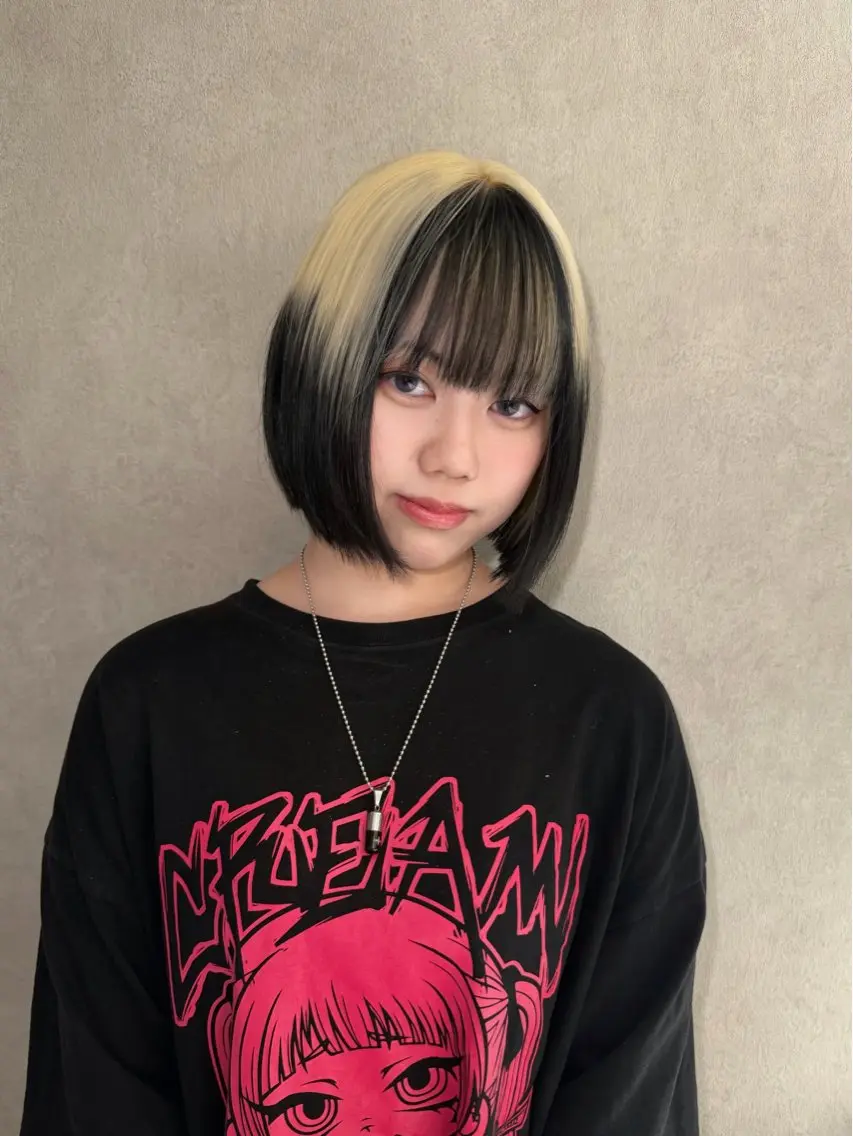 ショート ハイトーンカラー 🌟  ミキのヘアスタイル