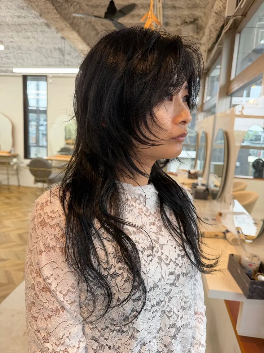 セミロング カット ヘアカラー トリートメント 口コミ150件超え 💬☘️笹岡航太のヘアスタイル