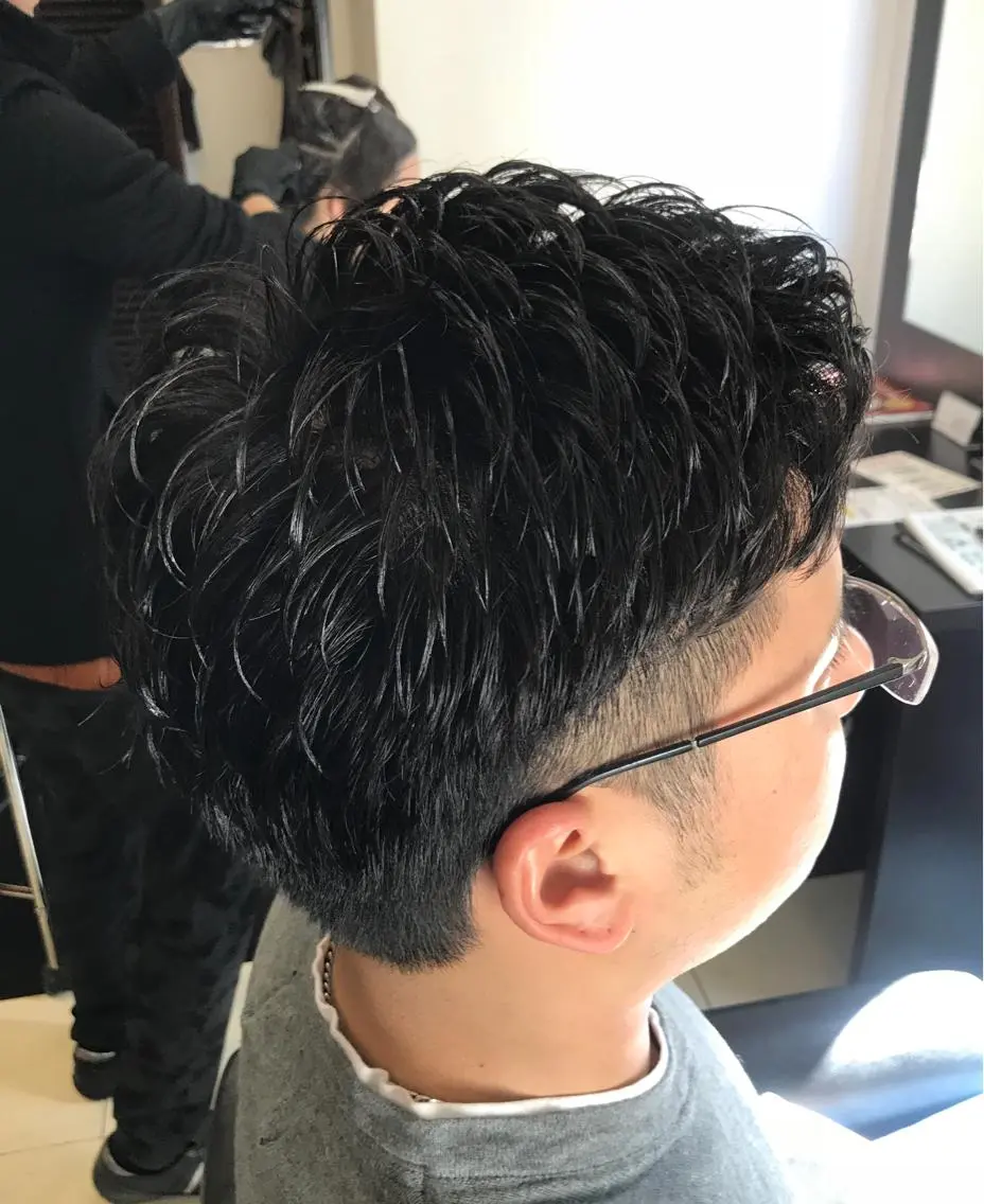 メンズカット+ ニュアンスパーマの写真