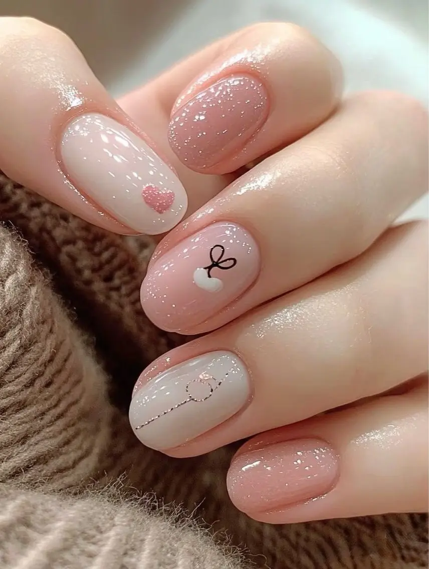 ネイル 長さ出し フレンチネイル グラデーション 卒業式 マグネットネイル MIHANA NAILのネイルデザイン