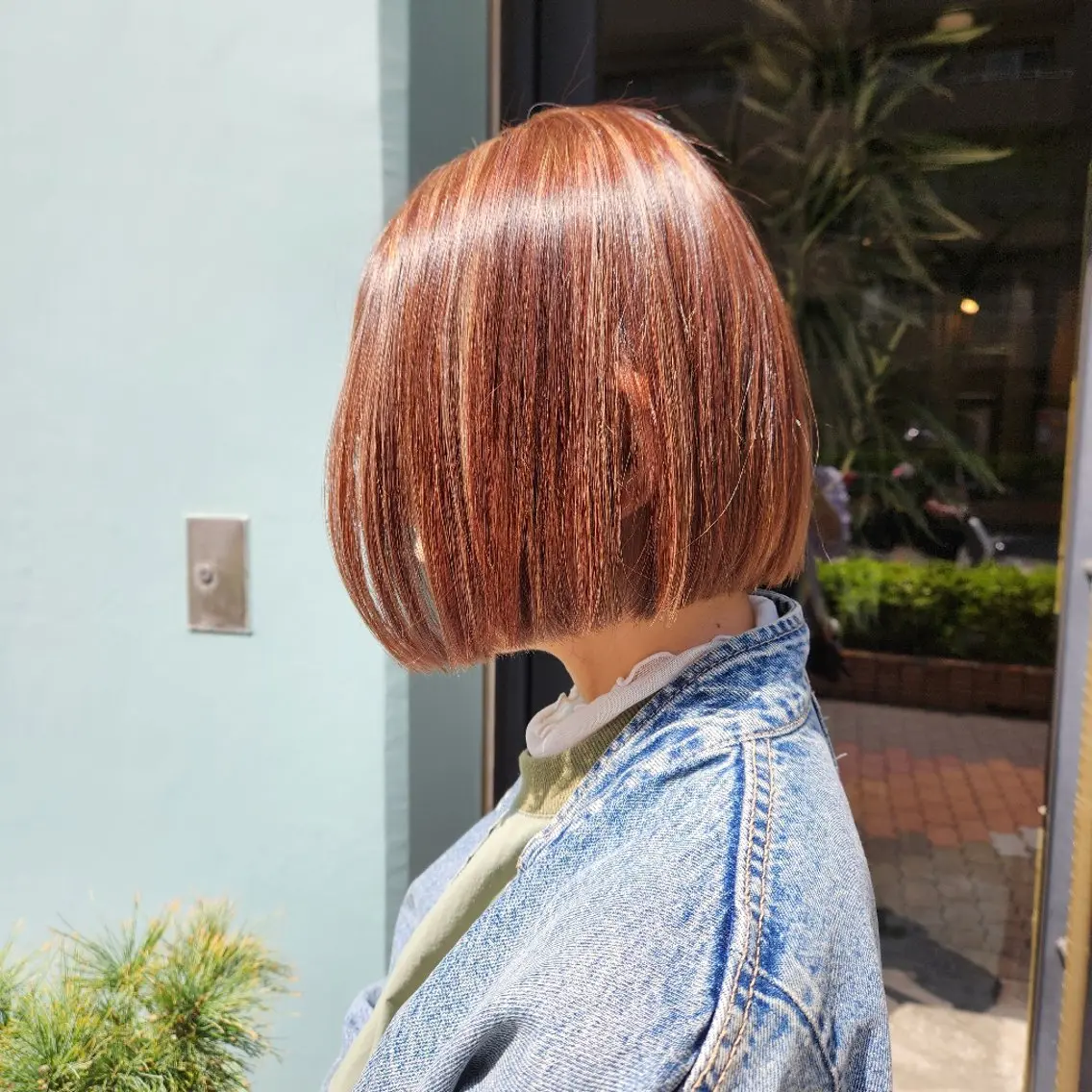 ショート カラー デザインカラー ハイライトカラー ハイライト ハヤシ マユ ✂ 府中美容室のヘアスタイル