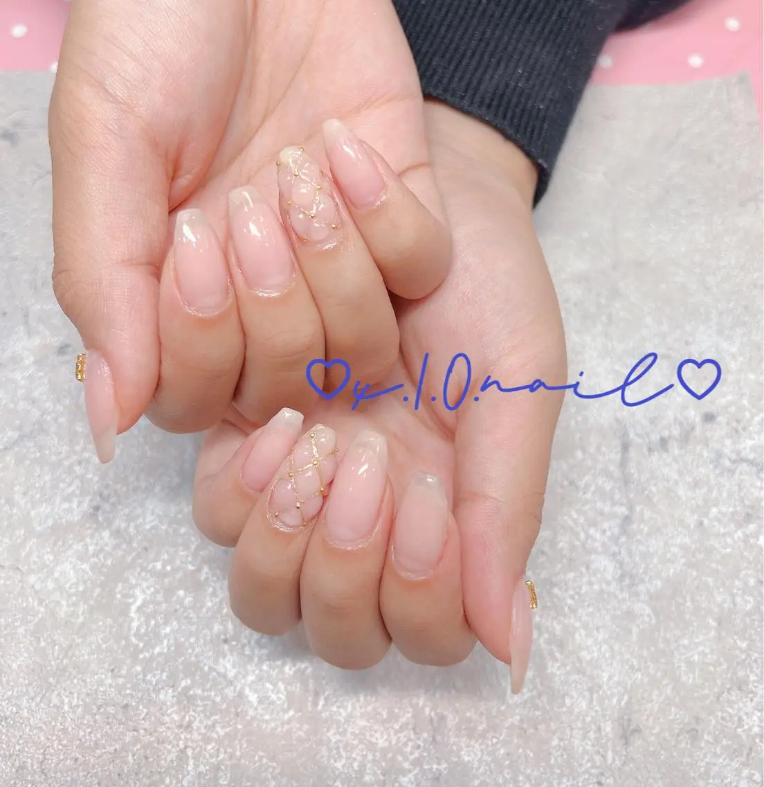ネイル アニマル柄 アートネイル ニュアンスネイル ネイルチップ ハンドネイル x.1.0.nail ♡Cのネイルデザイン