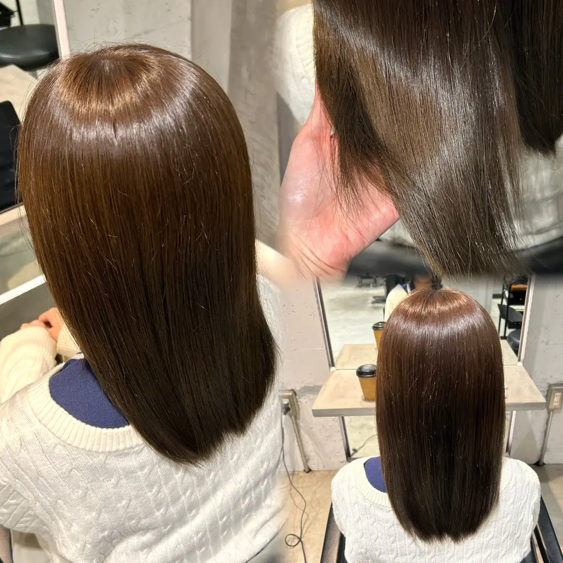 🧡ワンカラー+Aujuaトリートメント🧡　※予約リクエストからお願いいたしますの写真