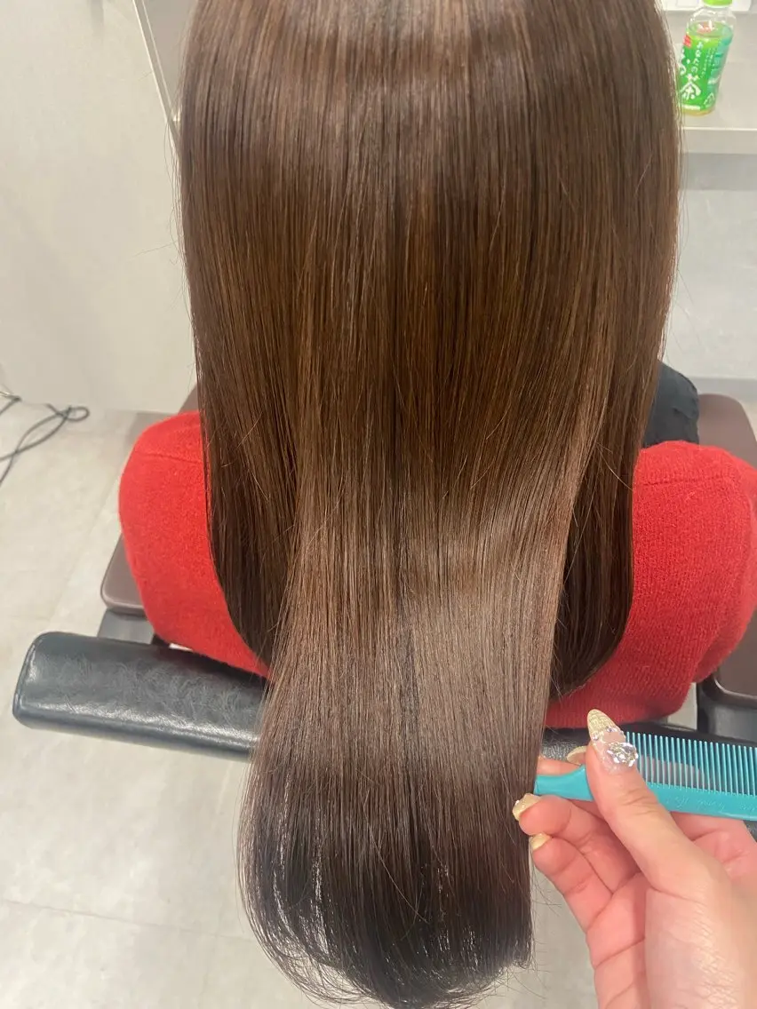 ロング ヘアカラー 🪄ྀི Morita🩵ྀིのヘアスタイル