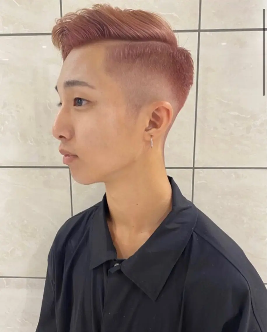 ショート カラー メンズ カット ヘアカラー 大人メンズパーマ メンズ特化　萱原大幹のヘアスタイル