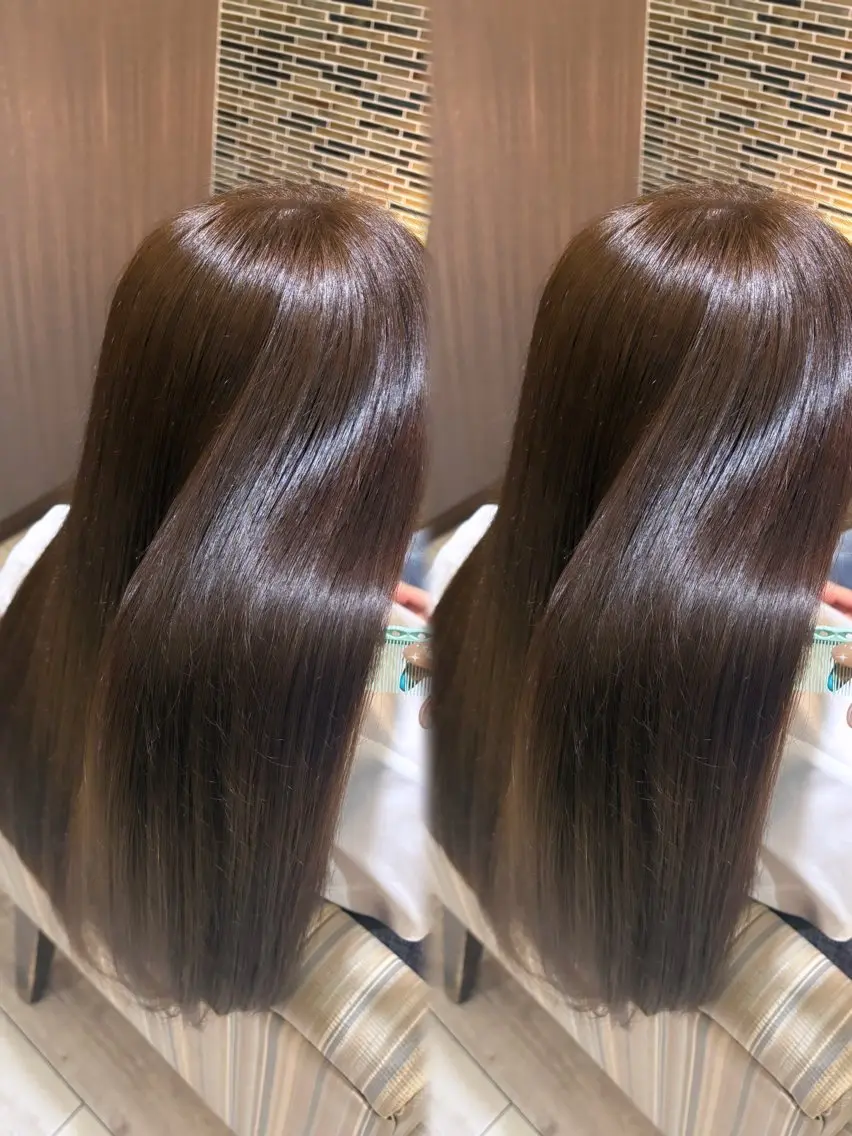 ロング ヘアカラー 杉本 奈々美のヘアスタイル