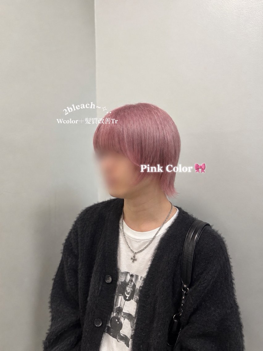 ショート カラー ダブルカラー×美髪 🪽/ りせ 🎀のヘアスタイル