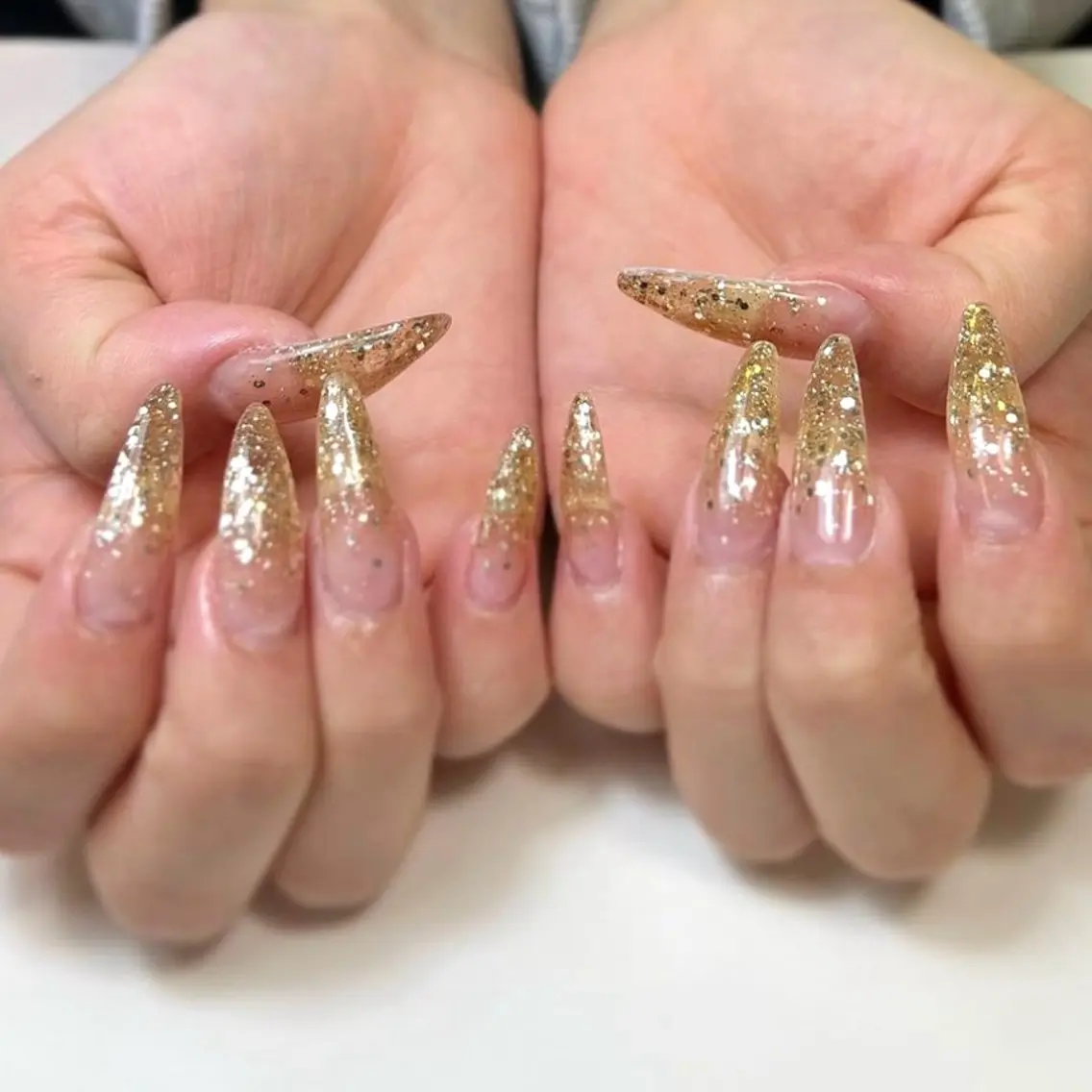 ネイル グラデーション ラメ(グリッター) ラメグラデーション NOA NAILのネイルデザイン
