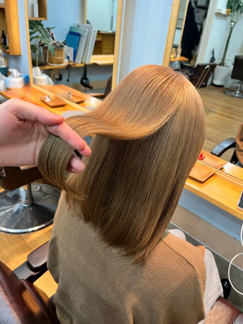 ミディアム カラー ダブルカラー インナーカラー 髪質改善 🫧ハイトーン/ ブリーチ🫧白石航汰のヘアスタイル