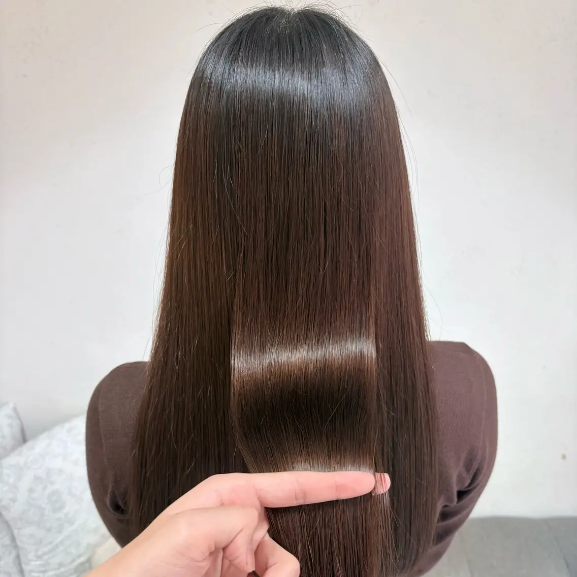 ロング カット 縮毛矯正 トリートメント ACCOLE/ qualite/レナのヘアスタイル