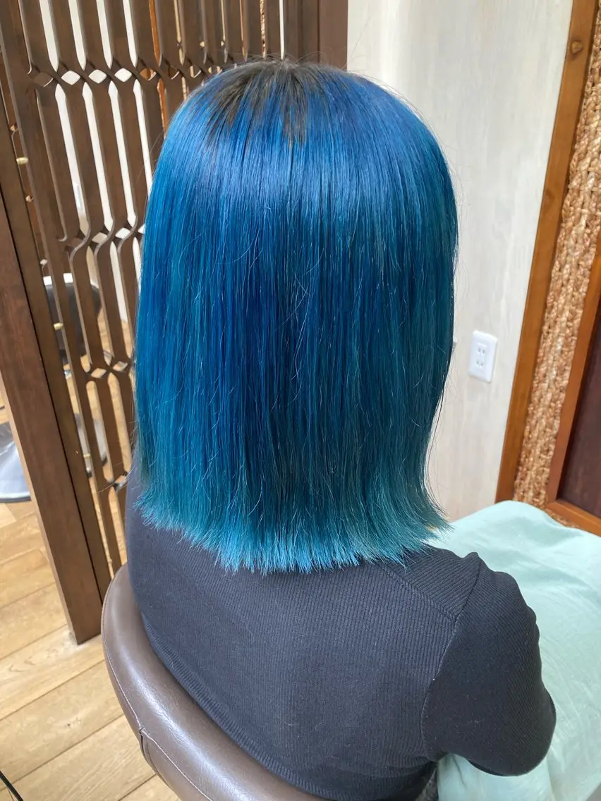 ミディアム ヘアカラー 長谷川 朋樹のヘアスタイル