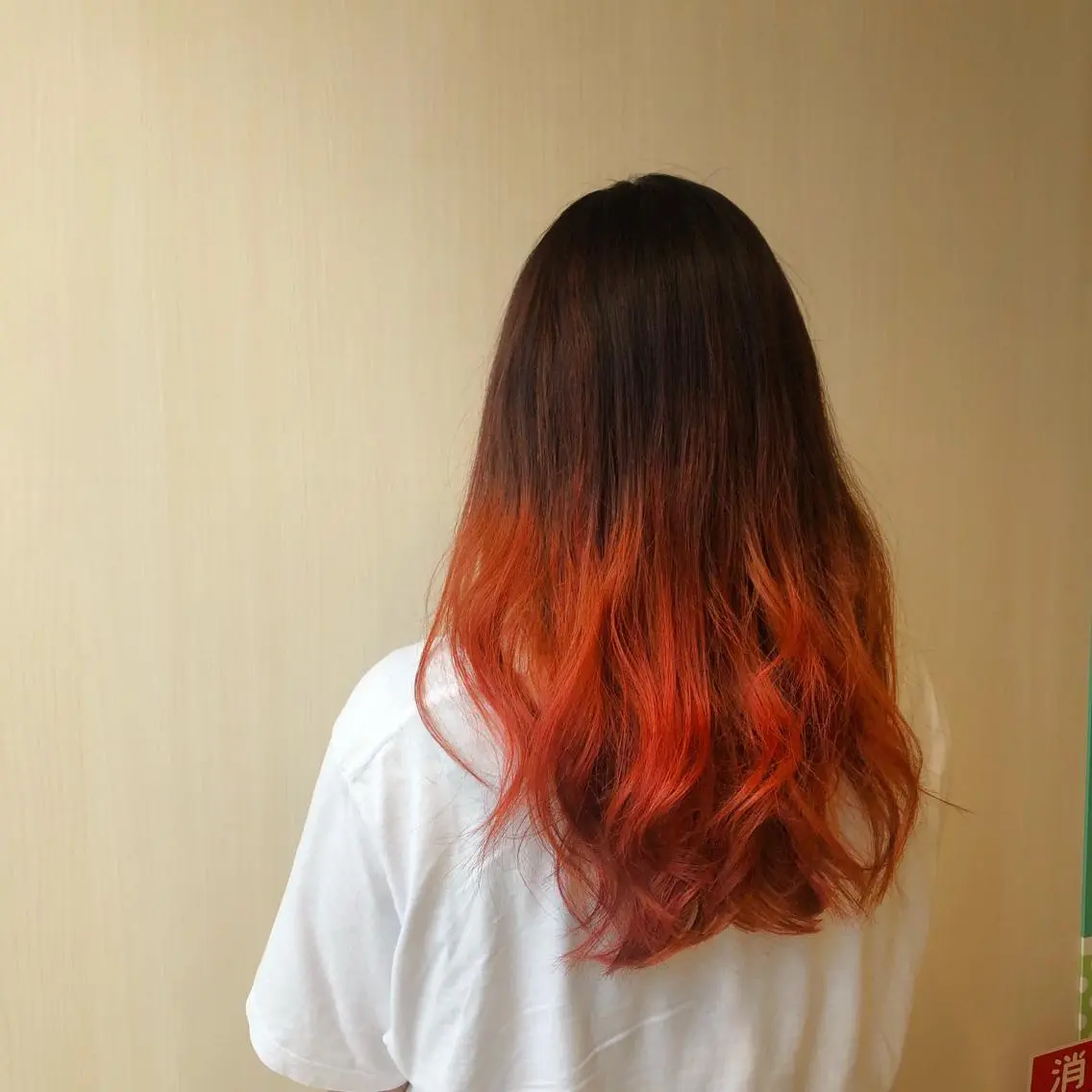 ロング カラー カット ヘアカラー トリートメント 川本 あゆのヘアスタイル