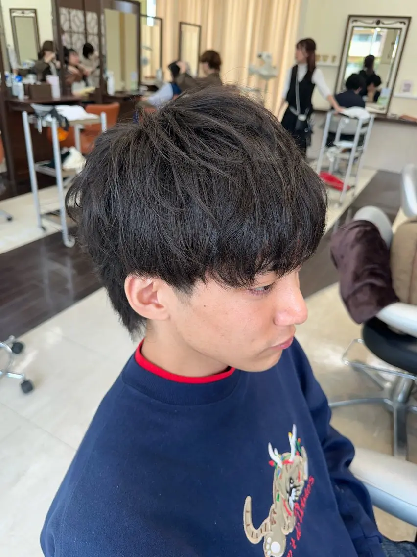 ショート カラー パーマ メンズ カット ヘッドスパ ヘアセット 毎月230人担当/ メンズヘア/清和武虎のヘアスタイル